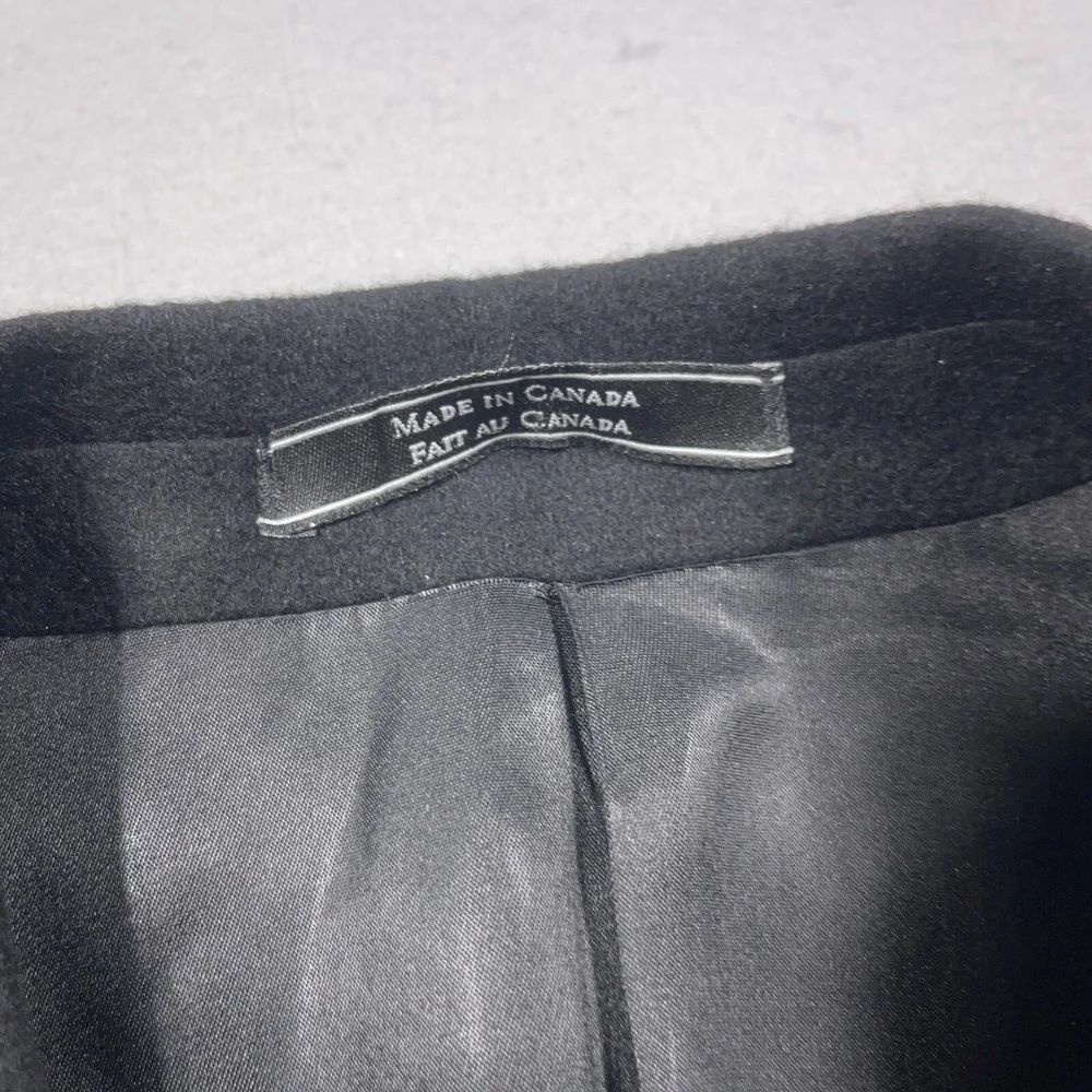 Cashmere Blazer Men 40‎ L-T Regular Fit Black Quiet Luxury Coat Old Money